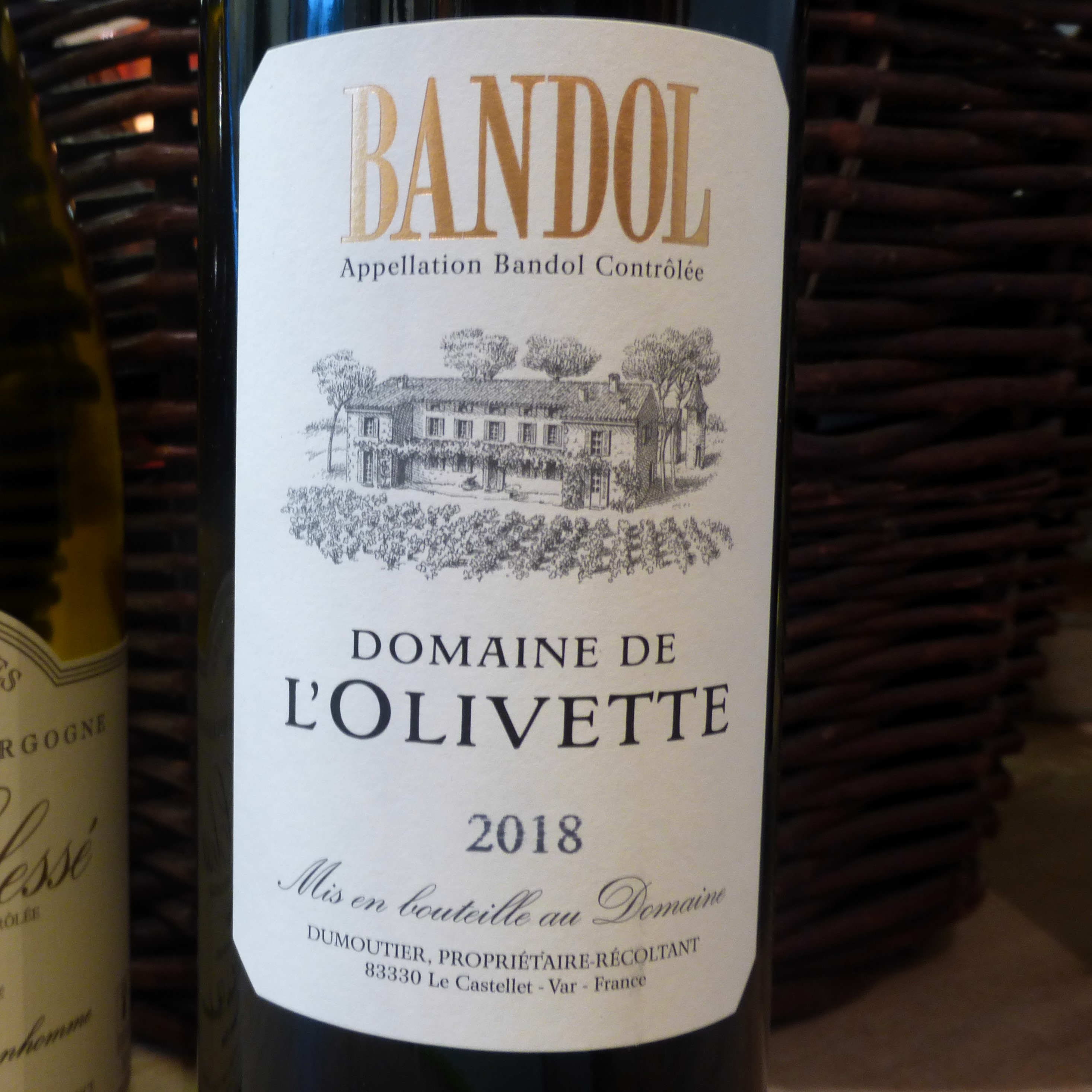2020 Domaine de L'Olivette Rouge, Bandol AOC