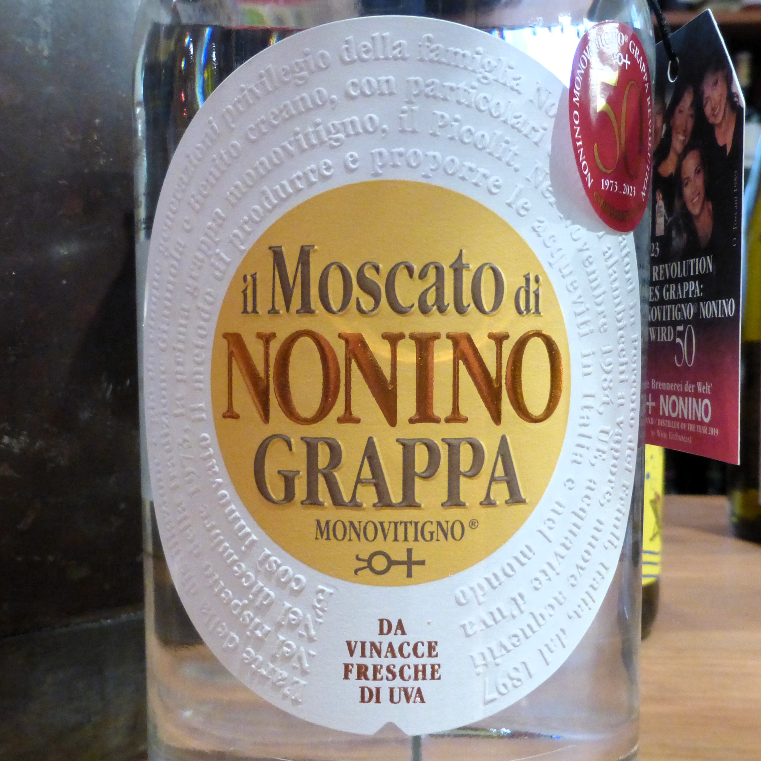 il Moscato di Nonino, Grappa Monovitigno