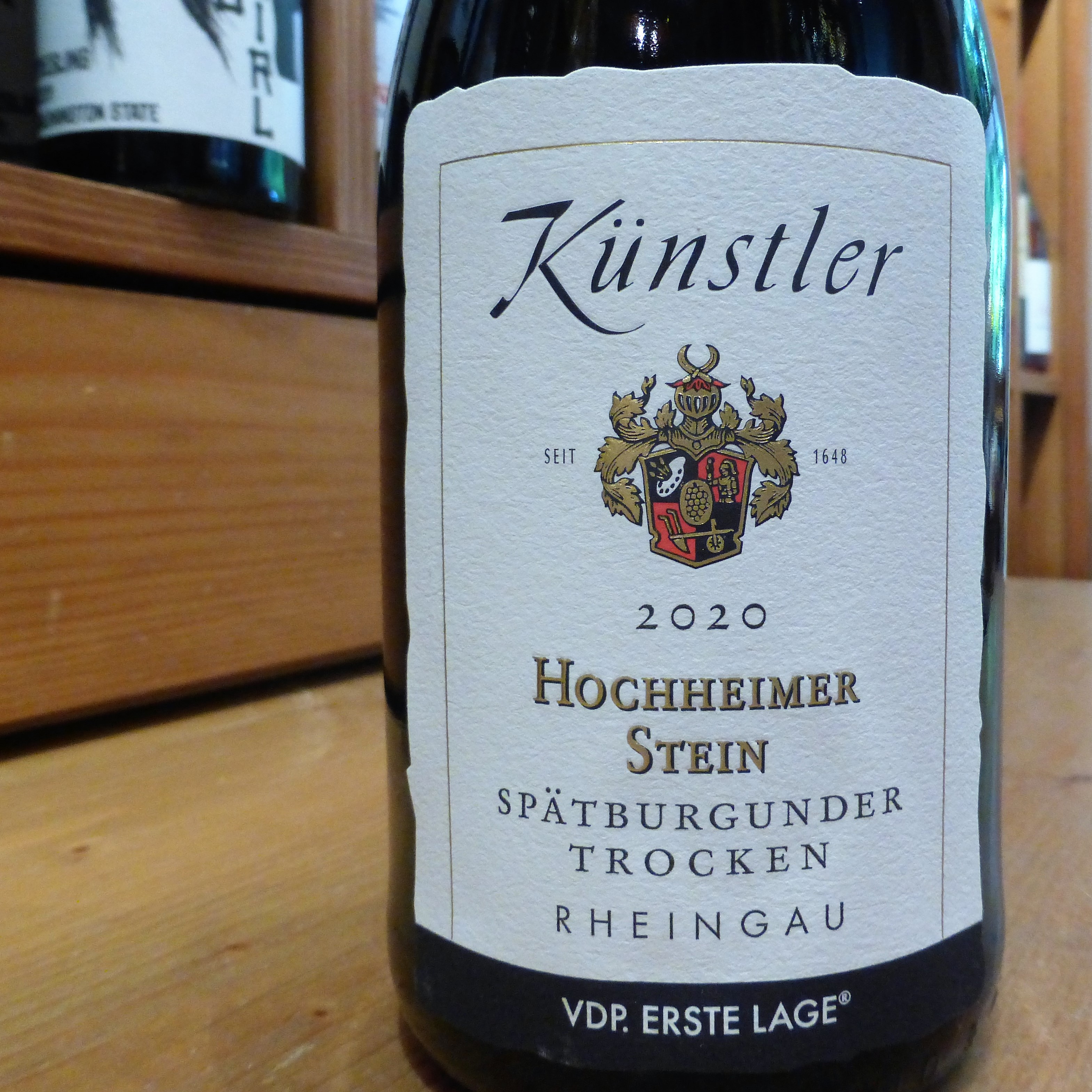 2022 Hochheimer Stein Spätburgunder trocken  VDP. Erste Lage, Weingut Künstler