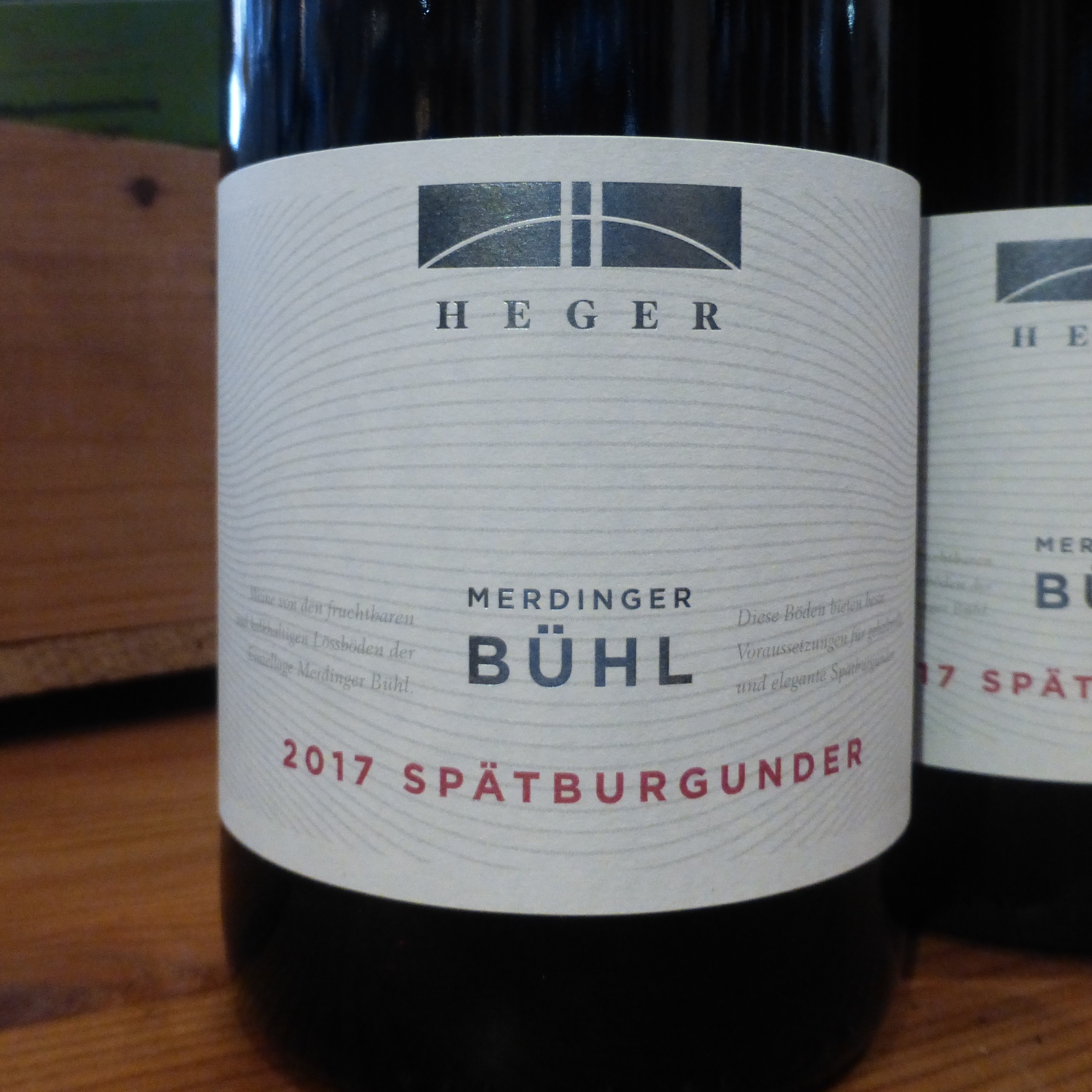 2018 Spätburgunder Merdinger Bühl trocken QbA, Weinhaus Heger