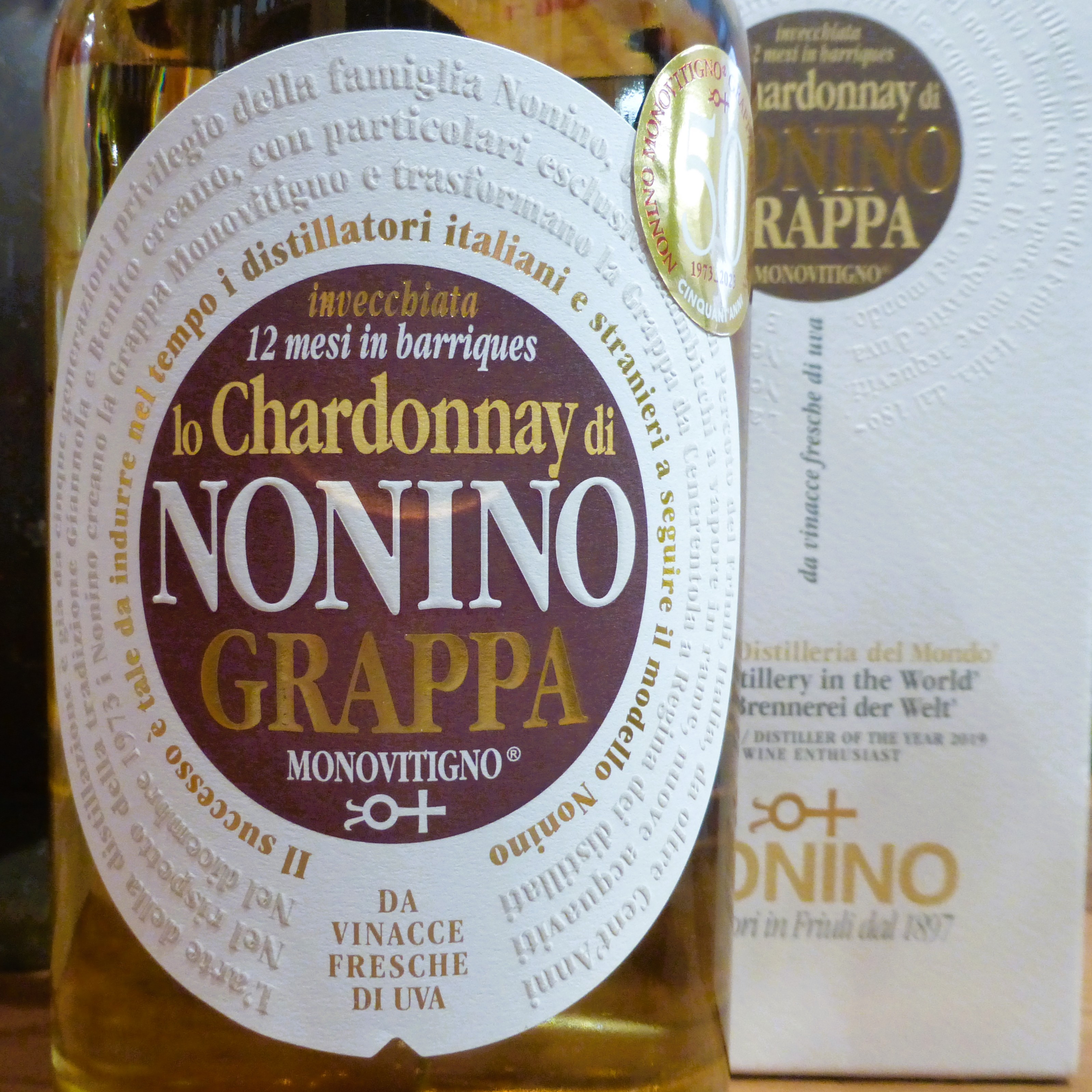 lo Chardonnay di Nonino, Grappa Monovitigno